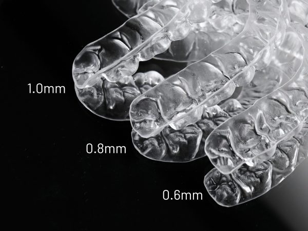 Thickness Comparison Side View Thickness Comparison Side View