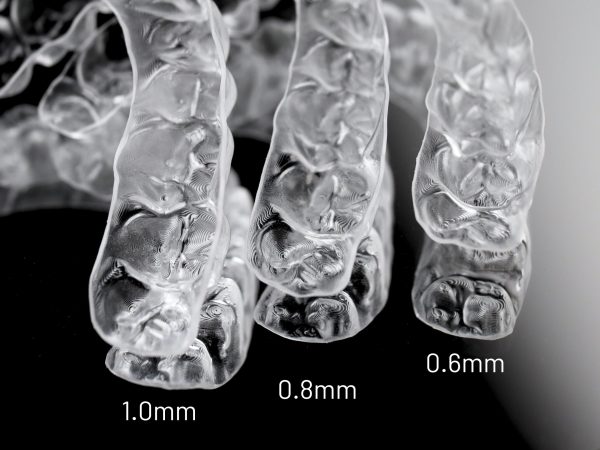 Thickness Comparison Top View Thickness Comparison Top View